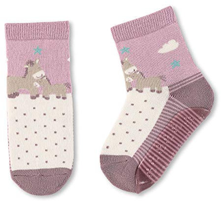 Sterntaler Mädchen-Söckchen, Fliesen Flitzer Air, Pferd-Motiv, Alter: 4 - 5 Jahre, Größe: 27/28, Helllila, 8152083.0