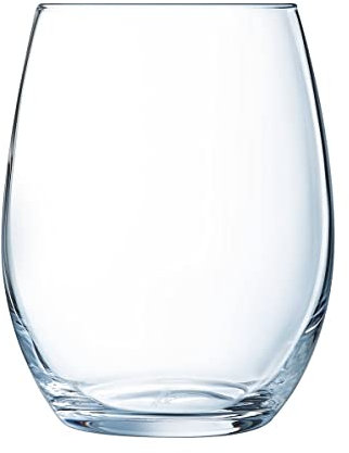 Chef&Sommelier - Collection Primary - 6 gobelets 35 cL en Cristallin - Moderne et élégant verre à eau et à soda - Résistance hors norme - Transparence absolue
