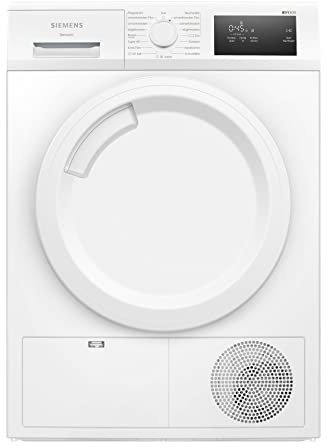 Siemens WT43H003 Wärmepumpentrockner für 7 kg Wäsche, iQ300, autoDry, Outdoor-Programm, Weiß