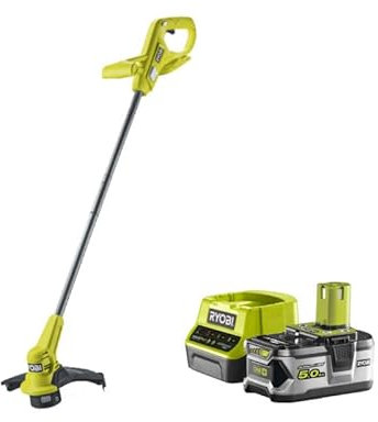 Confezione RYOBI Tagliabordi - tagliabordi 18V OnePlus RY18LT23A-0 - 1 Batteria 5.0Ah - 1 Caricabatterie rapido RC18120-