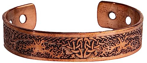 Wonder Care Armband aus reinem Kupfer für Damen und Herren, Copper Kada für Herren, magnetisches Kupferband mit Samtetui und Geschenkbox