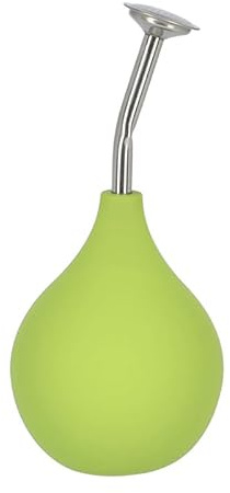 Allrounda Regadera con boquilla de acero inoxidable, alternativa para plantas pequeñas, esquejes, flores, plántulas (verde claro)