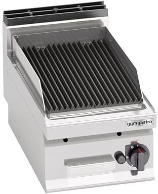 GGM Gastro | GLB473G | Barbacoa de gas de piedra volcánica – 6,9 kW