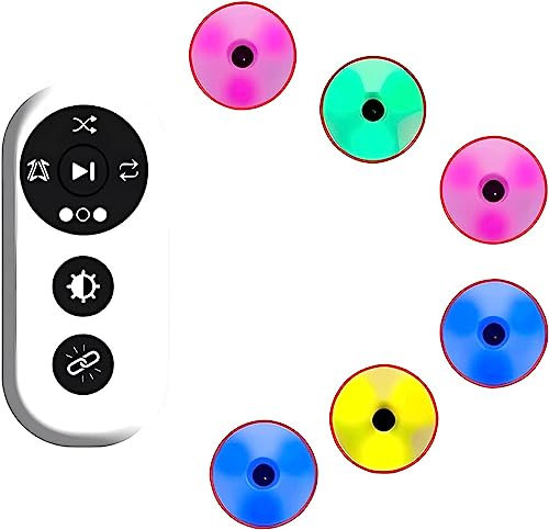 Agile Fitness Light – Speed Agility Training mit Reaktionslicht-System, Multi-Mode-Fernbedienung – ideal für Physiotherapie, Hand-Augen-Koordination & körperliches Training – Steigerung der Leistung &