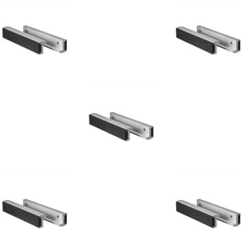 Schraubstockbackenabdeckungen, Schraubstock-Pads mit Gummihülle, rostfrei, Mehrzweck-Schutz, Schutzhülle, 150 mm, 5 Stück