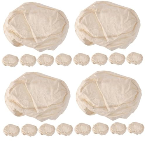 Garneck 20pcs Bread Leavening Basket Sourdough Covers Basket Cloth Reusable Cover for Baking