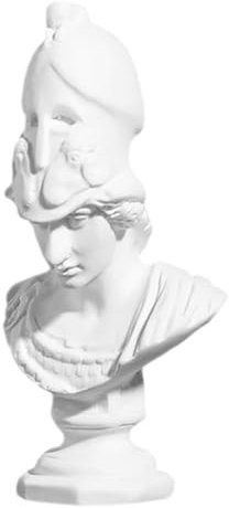 TOPBATHY Mini Athena Resin Büste Skulptur Dekofigur Für Künstler Skizzenmodell Detailreiche Gipsstatue Mit Traditioneller Handwerkskunst Einzigartige Heimdekoration Für Büro Und Wohnzimmer