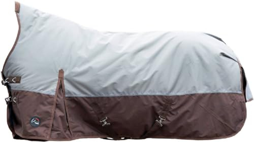 HKM Norwich- 600D mit Fleecefutter Highneckdecke, Beige/Braun, 125