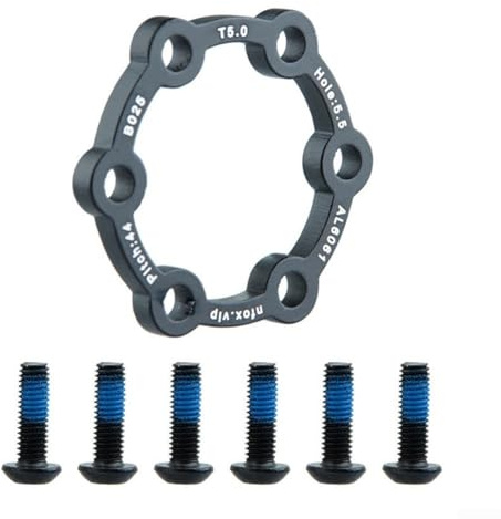Separador de disco de freno eléctrico para bicicletas de montaña con 6 agujeros con tornillos (5 mm)