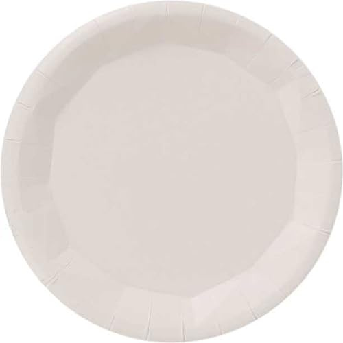 Algon | Set med 10 engångstallrikar - Engångstallrikar storlek 22 cm Robusta och miljövänliga, perfekta för fester, evenemang och sammankomster