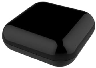 Mando a distancia inteligente WiFi + IR+RF433+ RF315, TUYA Smart Life, universal para dispositivos domóticos, control por aplicación, Alexa y Google Assistant, 5 V, negro, 68 x 68 x 27 mm