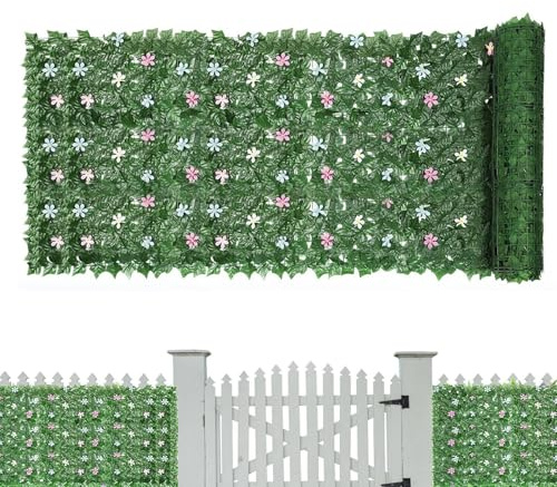 Siepe Artificiale Di Ederas, 3 M X 1 M, Schermo Per Giardino, Siepe Artificiale Per La Privacy, Rotolo Di Ederas, Traliccio Per Giardino, Balcone, Decorazione Per Esterni
