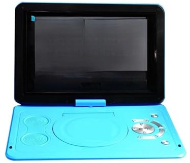 Lettore DVD portatile, Schermo HD da 13,9 pollici rotondo Smart TV VCD Lettore DVD Mini TF Card USB Video Televisore opzionale alta risoluzione
