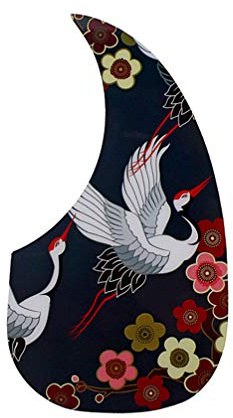 Milisten Guitar Pickguard Vintage Self Adhesive Pickup Pickguard Sticker Le Folk Acoustic Electric Guitar Ukulele