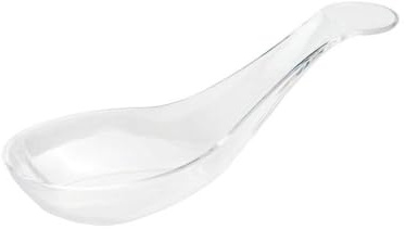 D-WORK - 50 Cuillères Bouchées Indhye 1,7 Cl - Vaisselle Réutilisable Et Recyclable Pour Mise En Bouche - Transparent Design Équilibré Traiteur Buffet