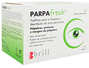 Brill Salviette per la Pulizia Parpafresh, 30 Unità, Inodore, Rectangolare