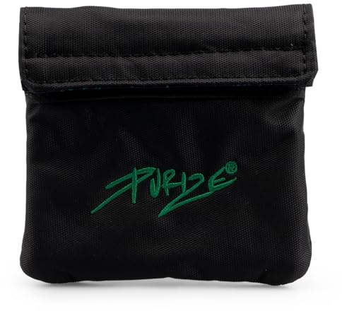 PURIZE® Borsa al carbone attivo I ermetica I Chiusura lampo impermeabile I voci adsorbite I Fodera in carbone attivo - Borsa ermetica per uomo e donna