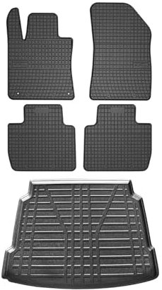 OMAC Fußmatten & Kofferraumwanne Set kompatibel mit Peugeot 508 Stufenheck 2018-2025 Gummi 5X