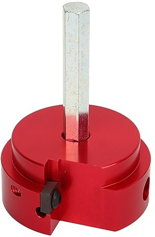 PVC Pipe Reamer PVC Fitting Saver Socket Saver with Hex Shaft, Efficient Pipe Expansion, Fine Design, Multifunctional Tool for Water Lines Drain Lines (Red)