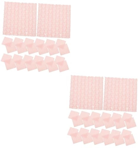 Tofficu 120 Stk Liebe Luftblasenbeutel Blasenpolstertaschen doppelwandige Luftpolstertaschen schutzfolien verpackungsmaterial Versandtaschen Luftpolstertaschen für den Umzug stoßfest Rosa