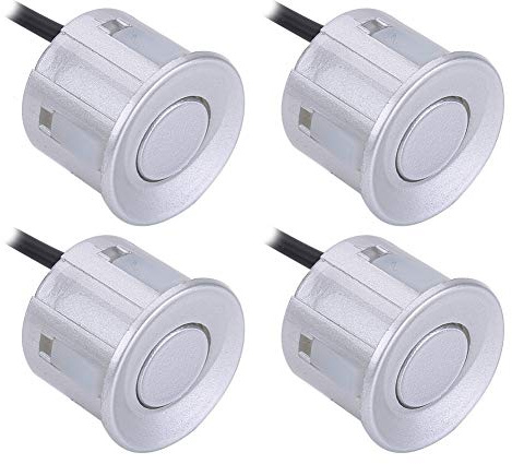 Aramox Sensori di Ausilio alla Retromarcia per Parcheggio Auto Sonda Set di Assistenza al Backup per Veicoli per la Sicurezza Stradale (Silver)