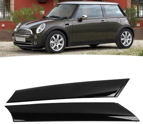 uULiit Auto Windabweiser Regenabweiser für Mini R50 R53 Cabriolet R52, 51137128157 51137128158,Windschotts TüR Seitenscheiben Regenabweisend Regenschutz Seitenfenster Visier Abweiser Auto Zubehör