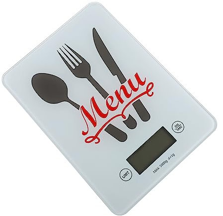 Amosfun Bilancia Cucina Elettronica Portatile Alta Precisione Con Sensore Digitale Display Touch e Luce Posteriore Per Pesatura Accurata Alimenti Per Cucina e Regali Culinari