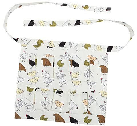 PHENOFICE Eiersammelschürze Mit Taschen Dickes Material Für Sicheren Schutz Bequem Und Langlebig Praktische Bauernhof Küchenschürze Freihändige Nutzung Beim Eier Sammeln Und Hausarbeit