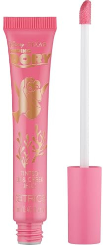 Catrice Disney Pixar Finding Dory Tinted Lip & Cheek Jelly, Lipgloss, Nr. 010, Pink, farbanpassend, mit Ölen, natürlich, vegan, ohne Parabene, Nanopartikel frei, glutenfrei, 1er Pack (12ml)