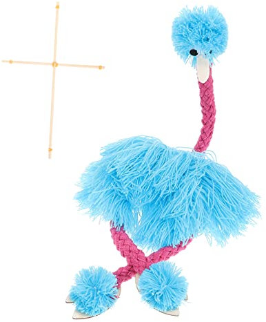 SKISUNO Straußen Marionette Kinder Handgeführte Marionette Aus Robustem Material Interaktives Puppentheater Spielzeug Zur Der Feinmotorik