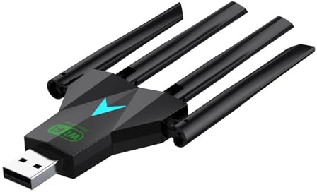 Adaptador inalámbrico USB 3.0 WiFi para PC de escritorio, adaptador de red USB WiFi de doble banda 2.4G/400Mbps 5G/867Mbps