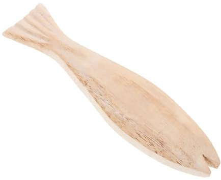 EXQUIMEUBLE Unfertiger Holz-Fisch-Auschnitt Für -projekte Für Deko Und Kinderkunst Bastelidee Für Hochzeiten Und Geburtstagsfeiern