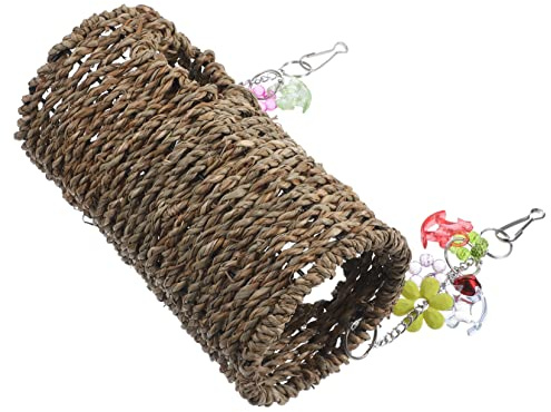 HOMOBABE 1 Juego Columpio para Periquitos y Aves Domésticas Juguete Colgante de Parrot Swing Accesorio para Enriquecimiento de Aves para Mascotas y Decoración del