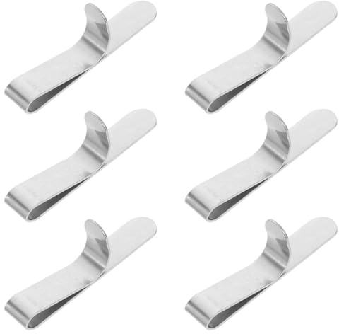 SOLUSTRE Edelstahl Kuchenringclips 10 Stück Verstellbare Tortenring Klammern Für Stabile Backringe Beim Backen Und Dekorieren Leicht Zu Reinigen Backzubehör