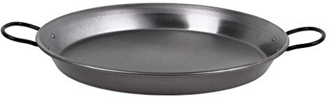 Cofan Padella per paella di acciaio levigato per induzione | Paellera tradizionale | Con due manici
