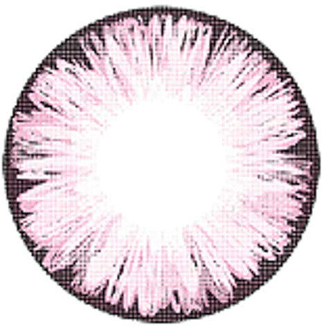 Matlens – EOS Farbige Kontaktlinsen ohne Stärke rosa pink Big eyes Dark Ice 2 Linsen 1 Kontaktlinsenbehälter 1 Pflegemittel 50ml FBA