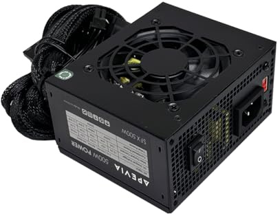 Apevia SFX-AP500W Mini ITX Solution/Micro ATX/SFX 500W Fuente de alimentación