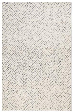 Wecon Home Amber gewebter Outdoor-Teppich, 133 x 200 cm, Offwhite | Indoor & Outdoor Kurzflor Teppich, Läufer für Terrasse, Balkon, Küche, Wohnzimmer