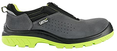 Bellota Säkerhetssko för män Comp+ Easy S1p/7231238s1p Eld, Grå Grön Svart, 5 UK