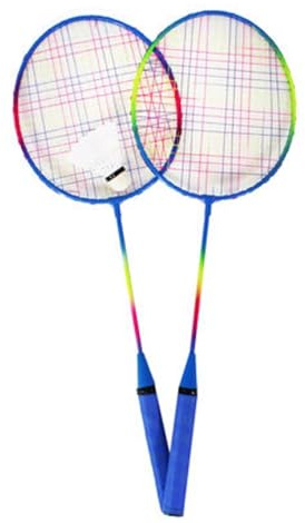 Celino® Badminton-Set für 2 Spieler mit Schlägern, Federball, Outdoor, Garten, Spiel, Sport, Geschenk