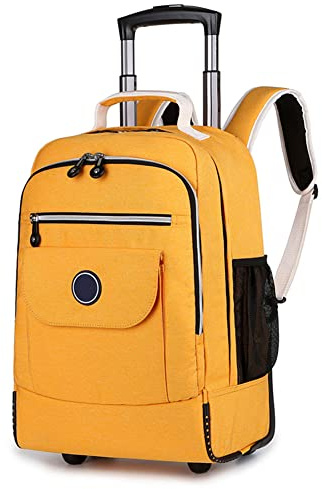 CONSIELI Sac à Dos à Roulettes Garçons Filles Cartable à Roulettes Imperméable Sac l'école Voyage Étudiant Entreprise Bagages