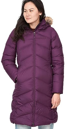 Marmot Damen Wm's Montreaux Coat, Leichte Daunenjacke, 700 Fill-Power, warmer Parka, stylisher Wintermantel, wasserabweisend, winddicht