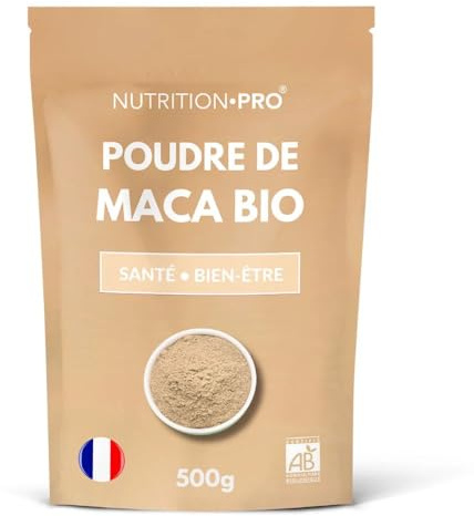 Maca bio in polvere | Libido • Fertilità | Salute • Immunità | Bio • Ecocert | Prodotto in Francia (500G)