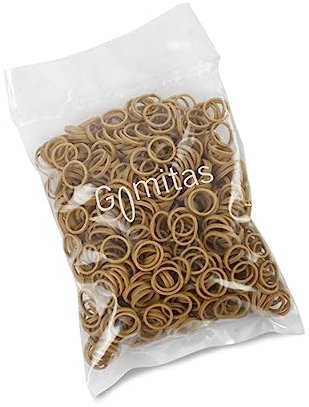 Casterli 20020004 - Bolsa Gomas elásticas, Gomas elásticas - medida Ø 140 x 2 mm - bolsa de 100g- 70% caucho natural (Bolsa 100 g, Ø 20 x 2 mm)