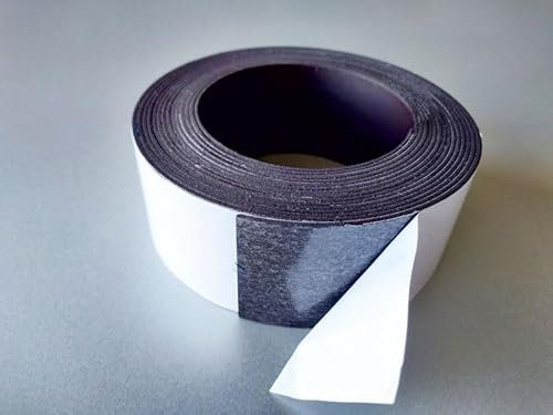 Magnetband selbstklebend 50 mm breit x 1,5 mm dick x 5 m
