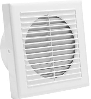 Randaco Badlüfter 100mm｜Bad Lüfter Abluftventilator Decken und Wandmontage｜Leiser Betrieb｜Badezimmerlüfter für Küche, Bad und Keller｜inkl Schrauben und Dübel｜Weiß