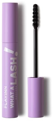 Inglot Playinn What A Lash Wimperntusche für ausdrucksstarke Wimpern, verlängert und Volumen, Schwarz