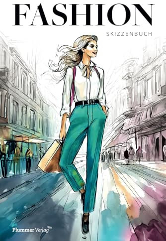 Fashion Design Skizzenbuch für Modedesignerinnen und Fashionistas