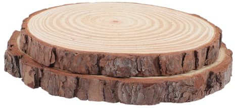 Sosoport 2stücke Holz Garten Trittsteine Dekorative Gartenplatten Für Außenbereich Dicke Für Gartenweg Und Landschaftsgestaltung