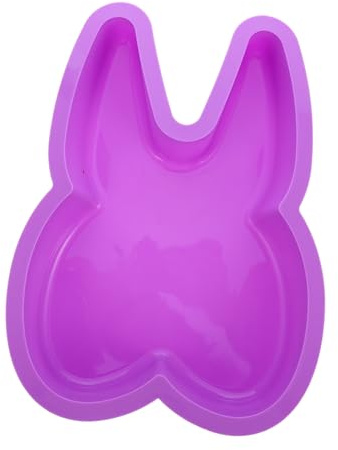 PHENOFICE 1 Pc Moule De Cuisson Moule à Cheesecake Gâteau Aux Dents s à Gâteaux Fondants à Gâteau En Forme D'oreille De Lapin à Bloc De Glace s à Glaçons Gel De Silice